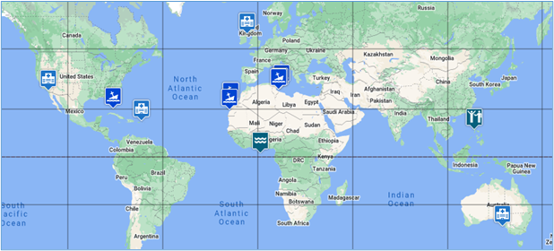 Maritime Incident map 