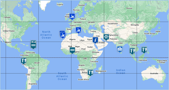 Maritime Incident map