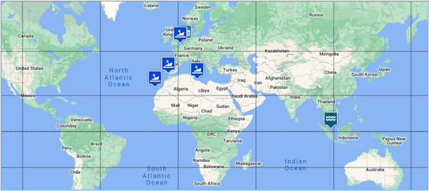 Maritime Incident map