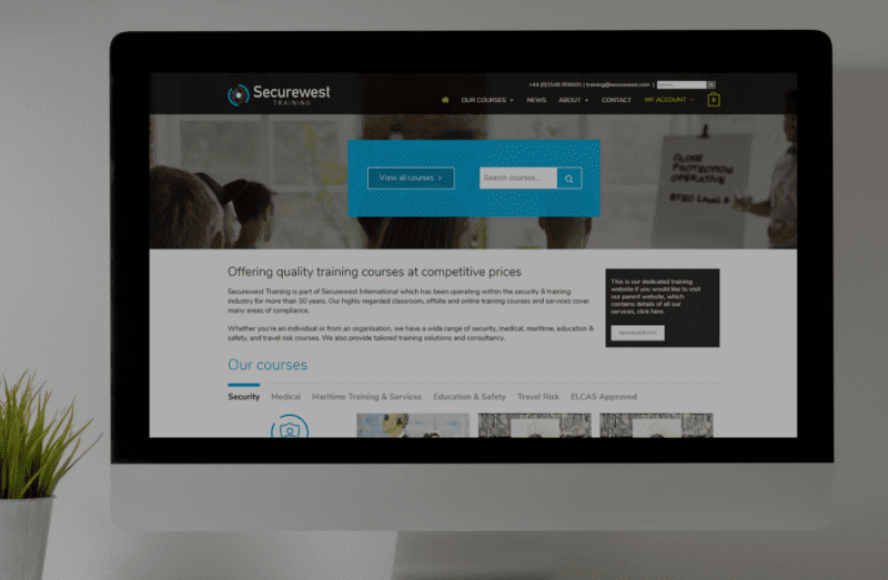 Training website